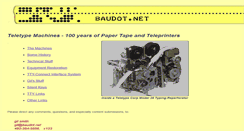 Desktop Screenshot of baudot.net